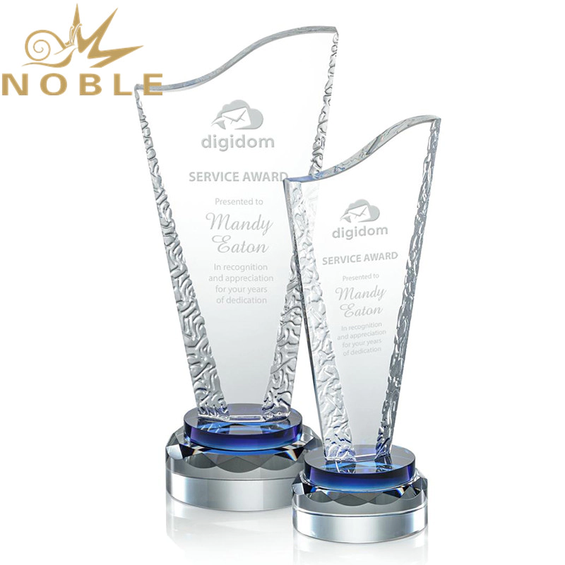 Unique new design high quality crystal custom award