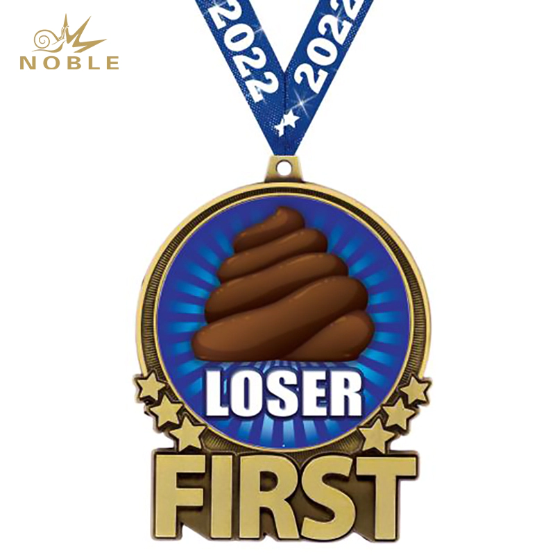 First Place Double Action Custom Souvenir Funny Medal