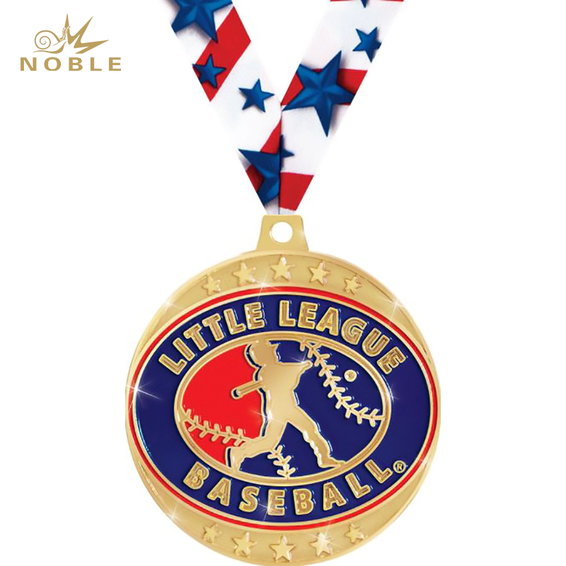 Custom New Design Sports Medal Metal Little League Baseball Medal