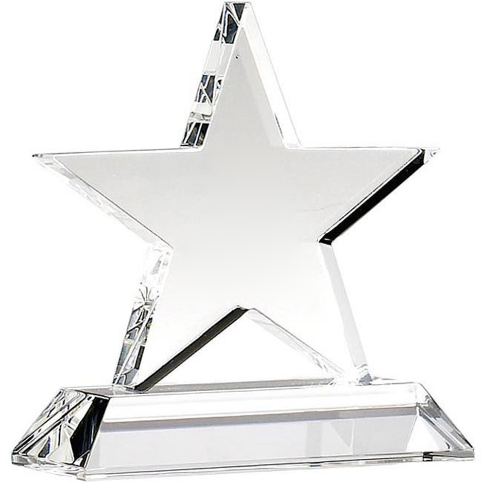 Cheap Crystal Hand Trophy Award Crystal Star Trophy