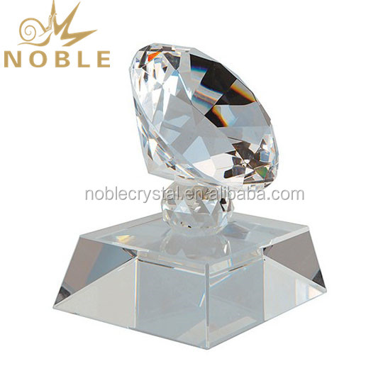 China Blank Diamond Shape Crystal Diamond Trophy