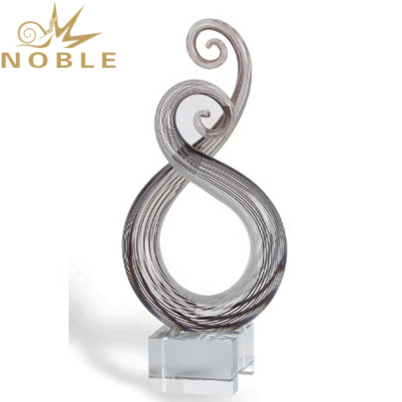 Free Engraving Entangled Custom Art Glass Award