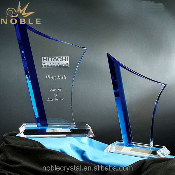 Noble hot selling New design new design high quality Custom crystal sailing plaque