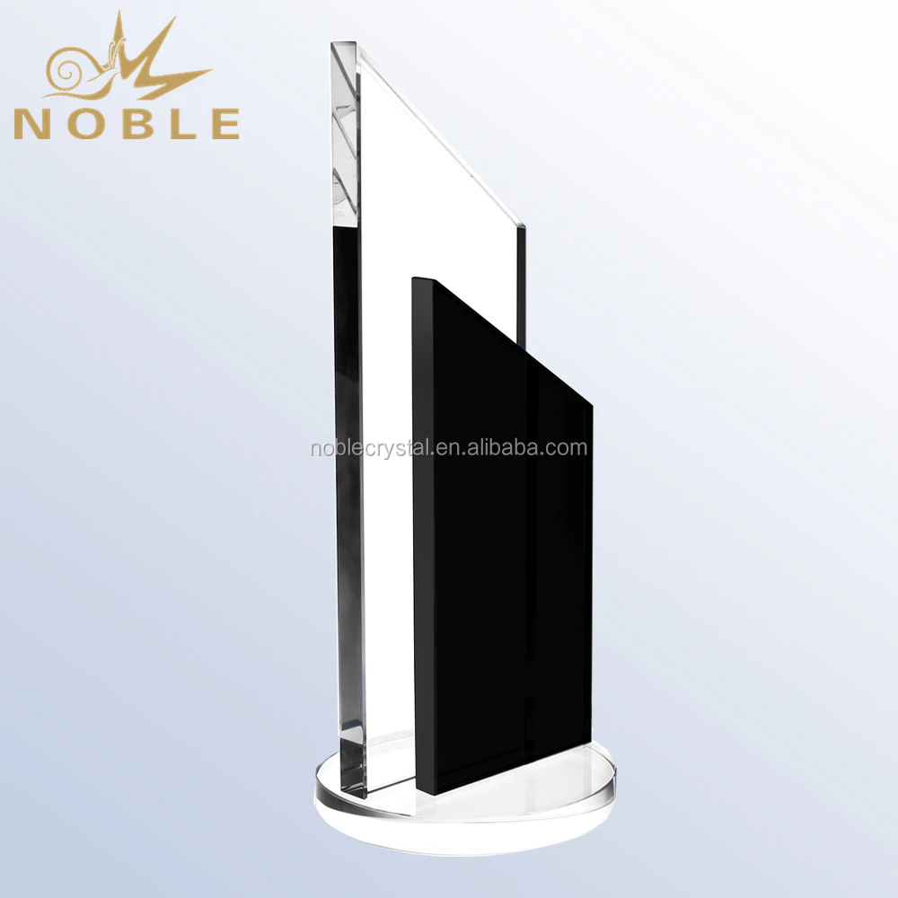 Black Color Crystal Corporate Trophies and Awards