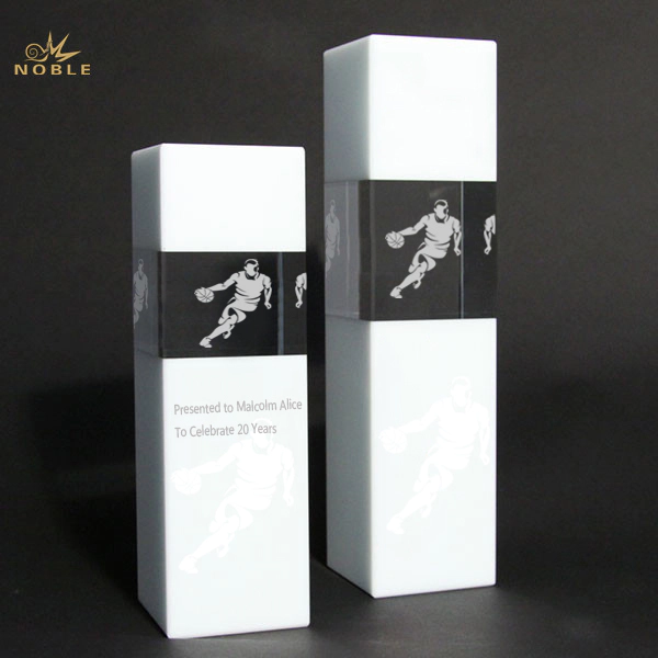 Custom Engraving Crystal Cube Trophy for 3D Laser Engraving
