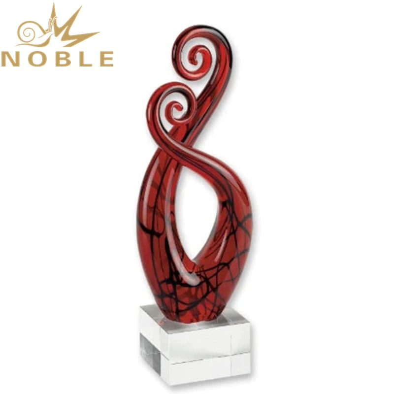Noble high quality custom souvenir gift Pietro Art Glass Award