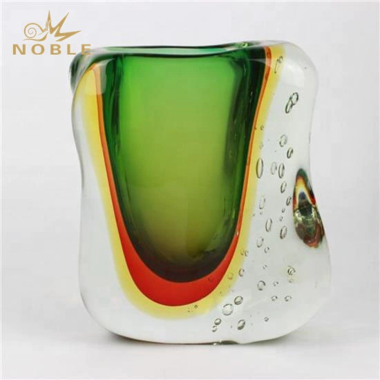 New design custom Hand Blown Art Glass Vase