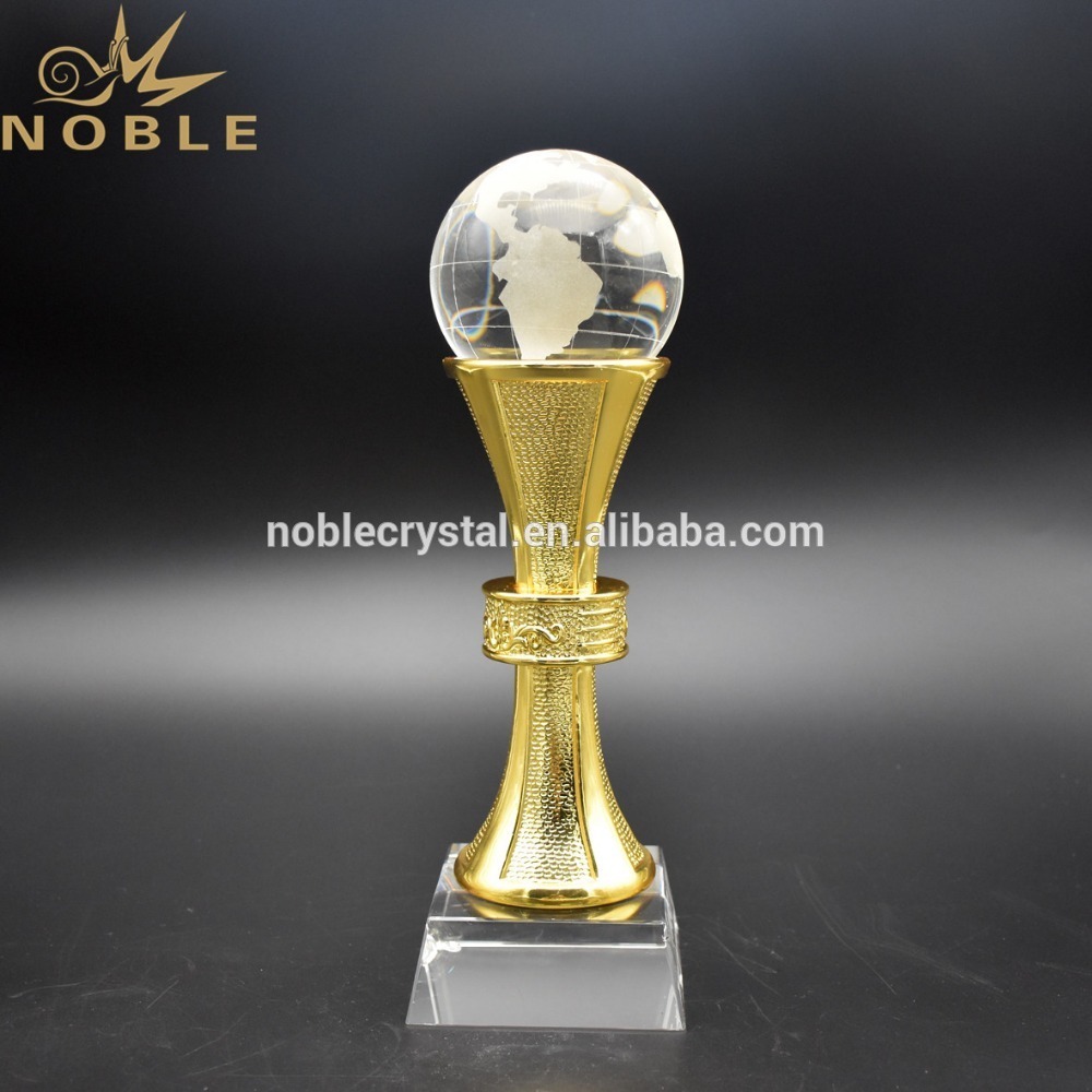 Personalized Gifts Crystal Sports Ball Trophy Awards