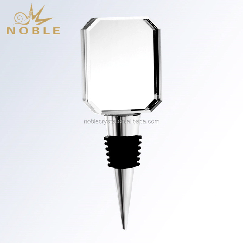 Crystal Wine Bottle Stopper with Engraving Logo