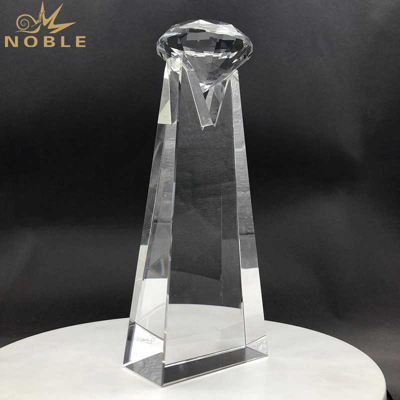 Top Diamond Personalized Crystal Award For Business Games Reward