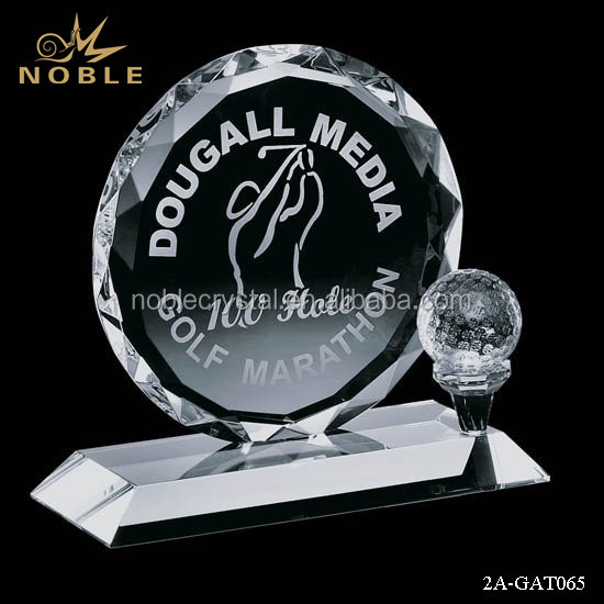 Optical High Quality Souvenir Crystal Nashdene Golf Award Trophy