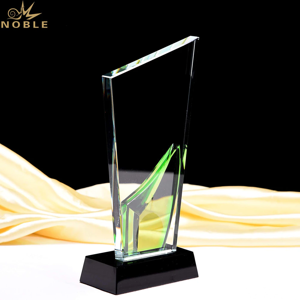 Noble Custom Engraving Crystal Plaque Award