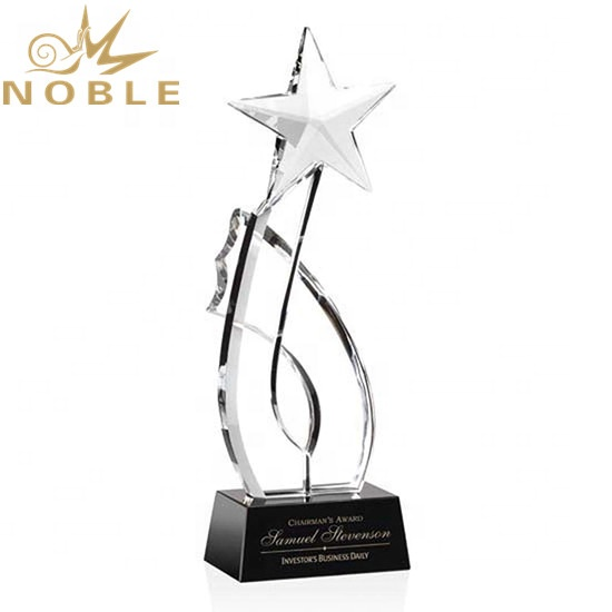 Best selling Custom Shooting Crystal Rising Star Award