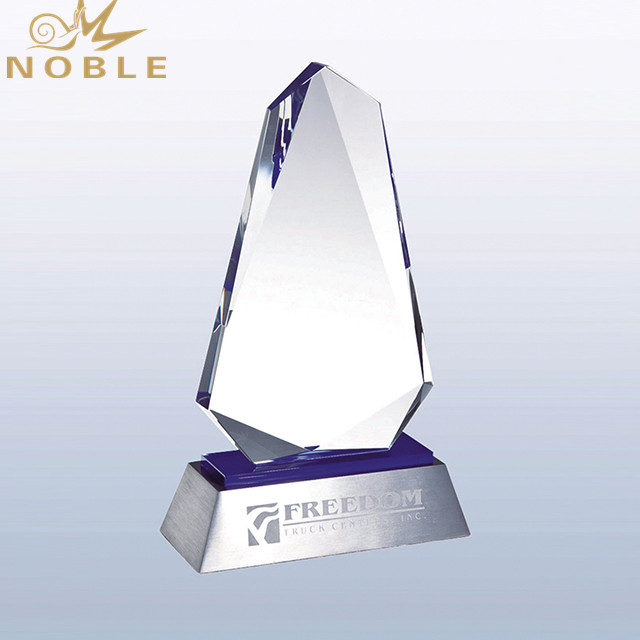 Noble High Quality Free engraving Custom Crystal Blank Trophy