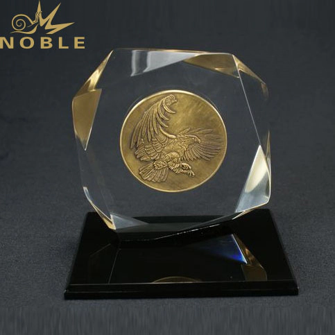 Best Selling Personalized Coin Embedded Lucite Awards