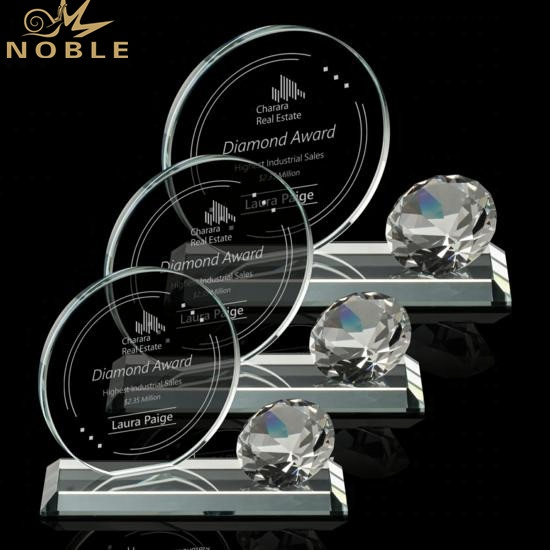 Noble New Design custom Diamond Crystal trophy award