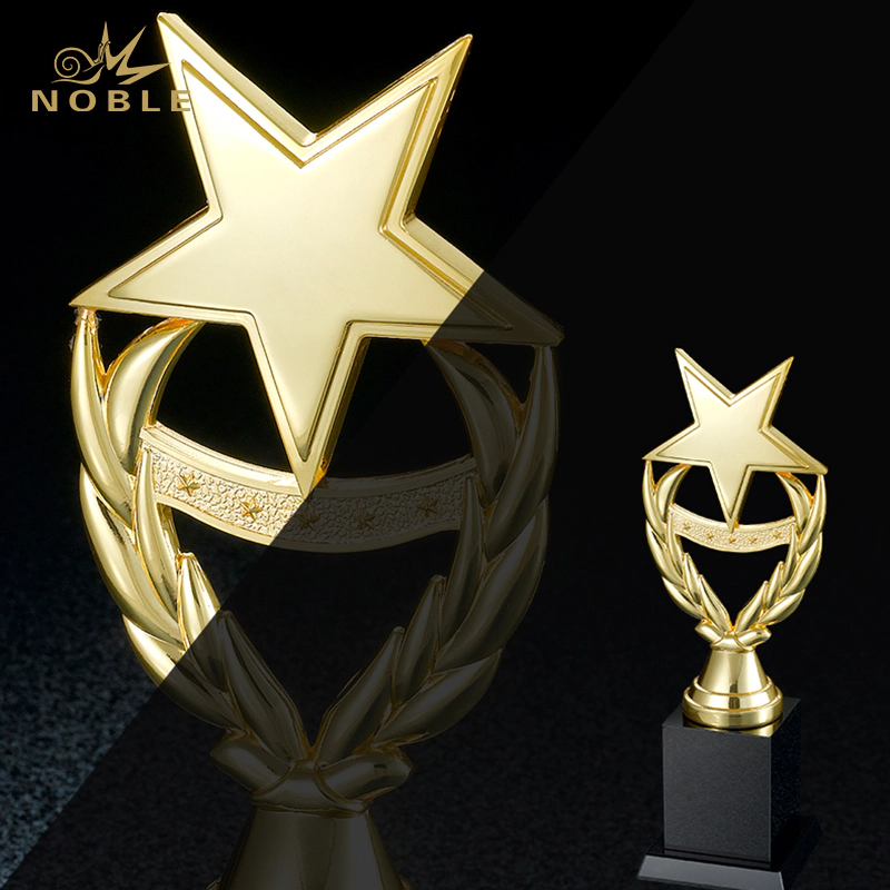 Noble New Arrival Free Mold High Quality Outstanding Performance Metal Star Awards