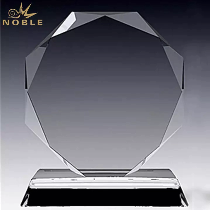 Noble Octagonal Blank Crystal Awards