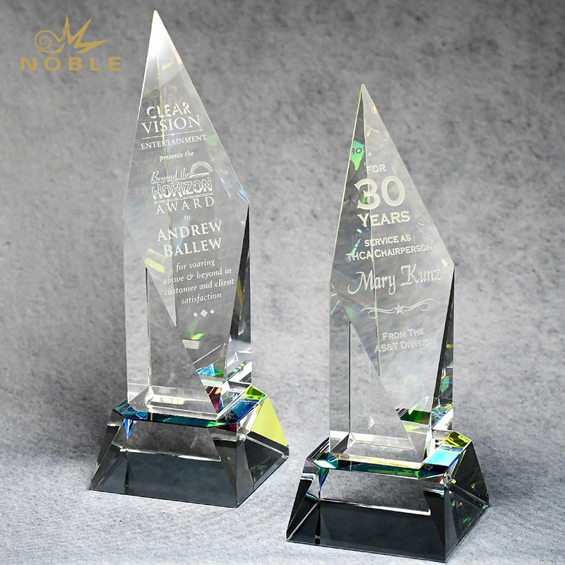 Free Engraving Accomplishment Peak Crystal Award