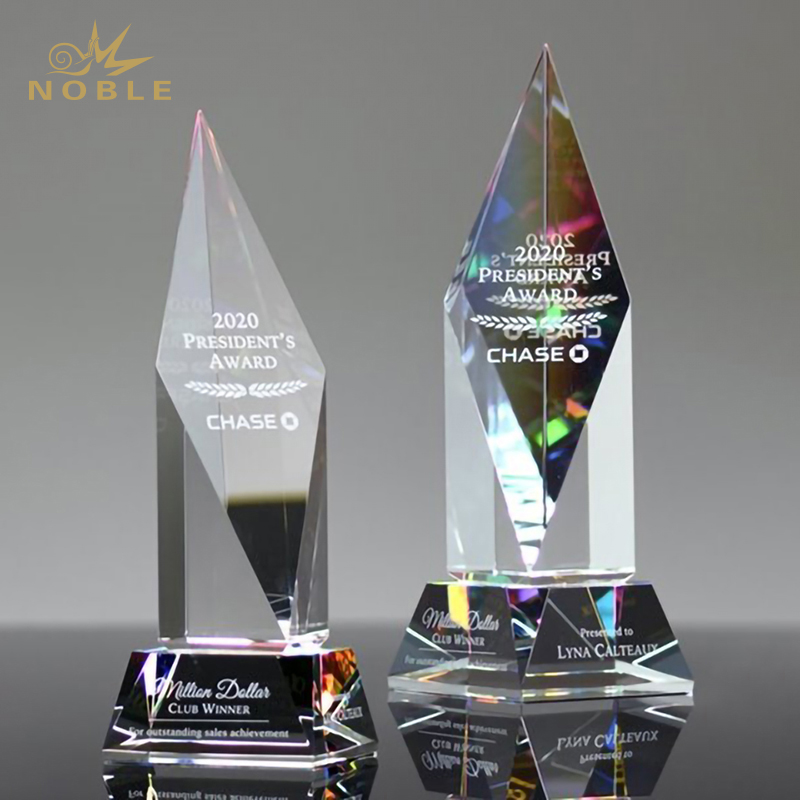 Free Engraving Accomplishment Peak Crystal Award