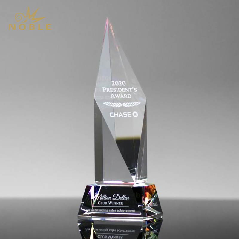 Free Engraving Accomplishment Peak Crystal Award