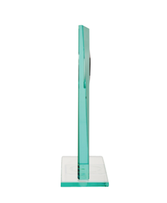 Noble Manufacturer Crystal Glass Clock Business Gift Customized Bespoke Logo Office Decoration Trophy Award Hand Craft