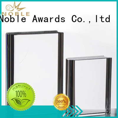 Noble Awards premium glass Crystal Trophy Award supplier For Gift