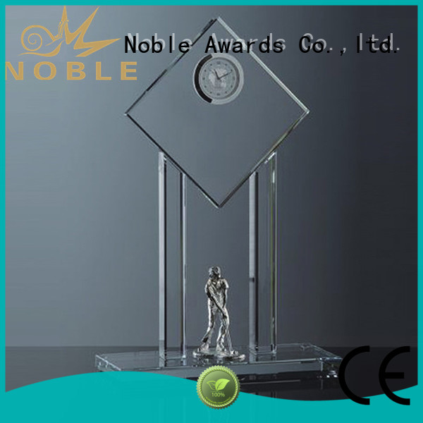 Noble Awards premium glass Blank Crystal Trophy OEM For Gift