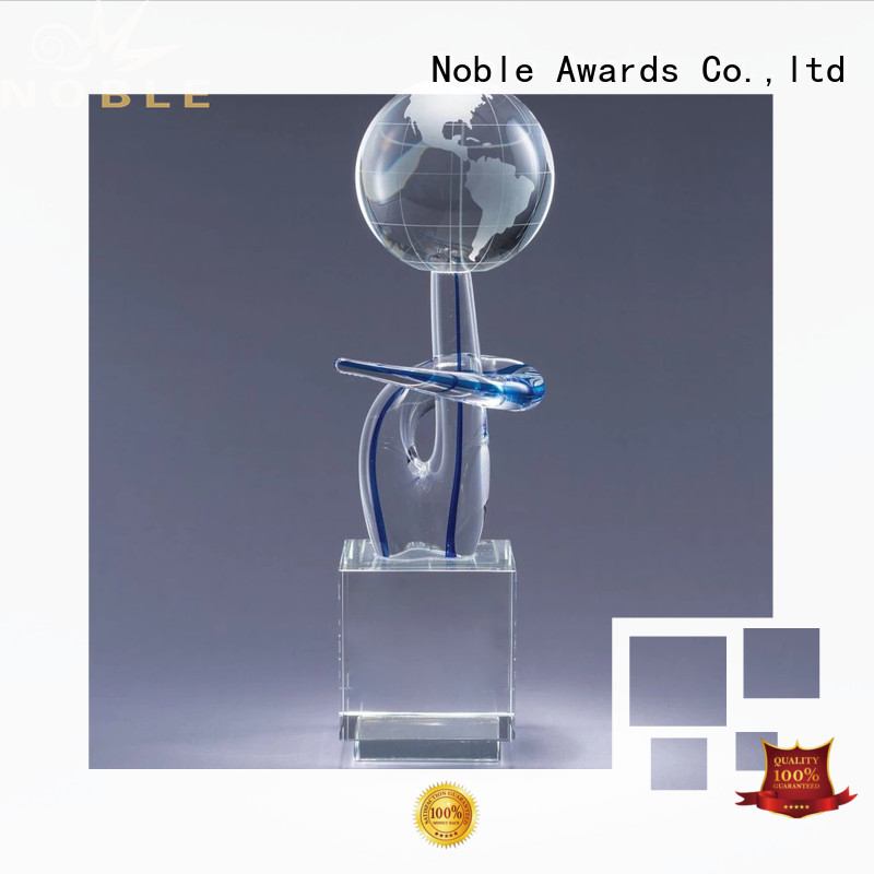 Noble Awards jade crystal Blank Crystal Trophy supplier For Gift