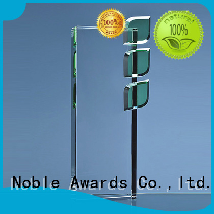 Noble Awards transparent personalized glass gifts with Gift Box For Sport games