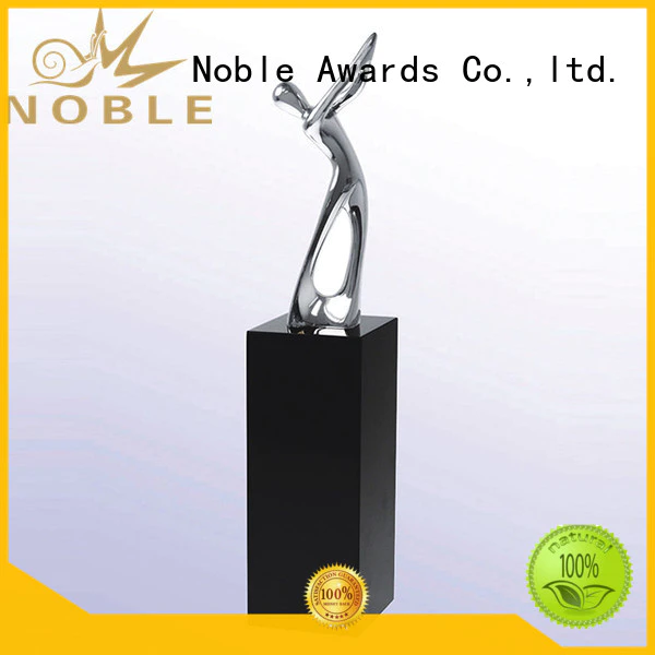 Noble Awards premium glass 2019 Noble Customized Blank Crystal Trophy For Company Sales Awards bulk production For Gift