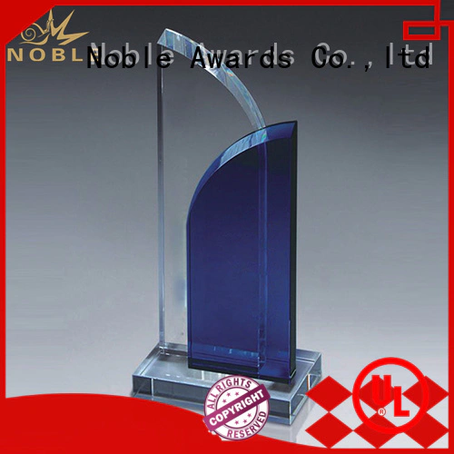 Noble Awards at discount 2019 Noble Fantastic Clear No.1 Crystal Awards With Gift Box OEM For Gift