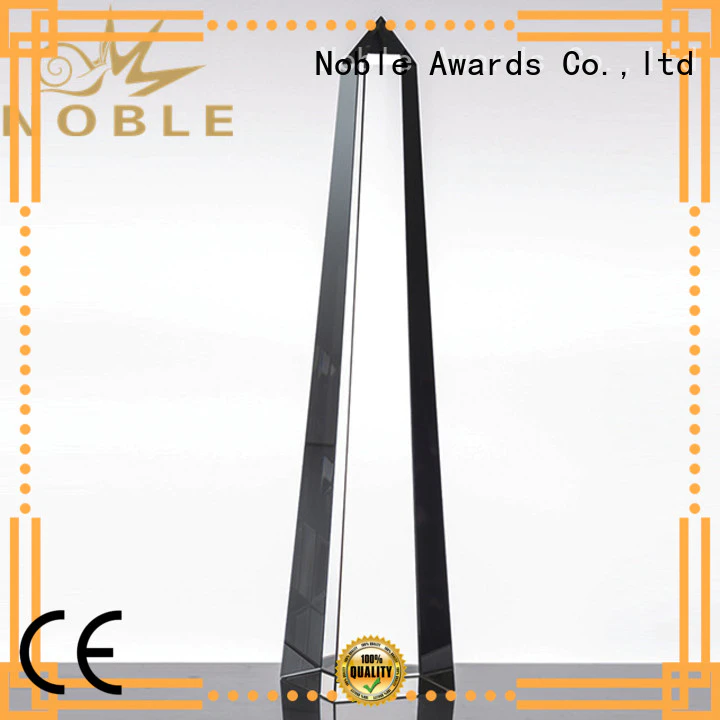 high-quality 2019 Noble Fantastic Clear No.1 Crystal Awards With Gift Box for wholesale For Sport games Noble Awards