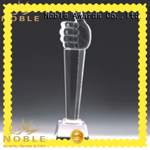 Crystal trophies premium glass For Awards Noble Awards