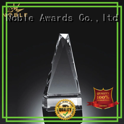 Noble Awards premium glass Crystal trophies supplier For Awards