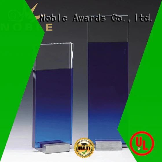 Noble Awards solid mesh Blank Crystal Trophy OEM For Gift