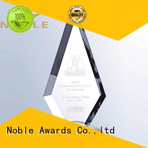 durable Crystal Trophy Award jade crystal ODM For Awards