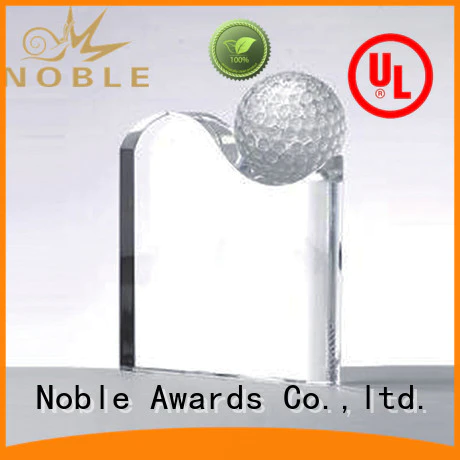 Noble Awards premium glass Blank Crystal Trophy get quote For Sport games