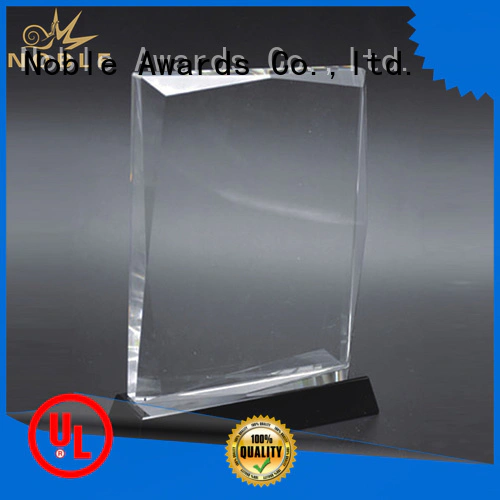 Noble Awards jade crystal Noble Blank Crystal Trophy Award bulk production For Sport games