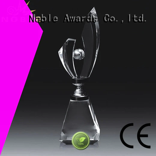 funky Crystal Trophy Award jade crystal ODM For Gift