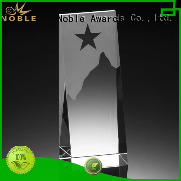 portable Crystal Trophy Award jade crystal customization For Sport games