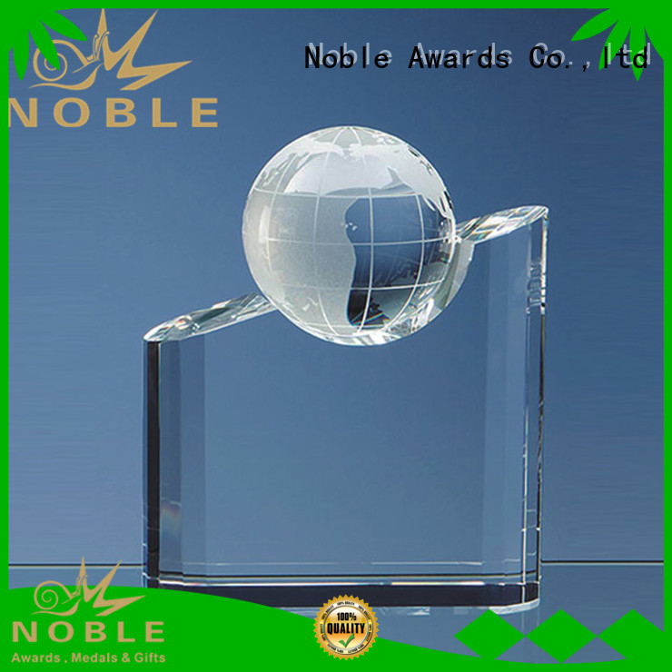 Noble Blank Crystal Trophy Award jade crystal For Sport games Noble Awards