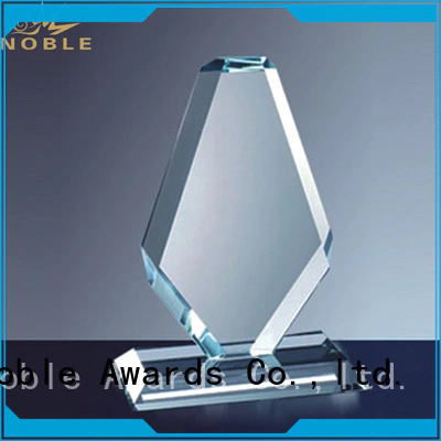 premium glass 2019 Noble Customized Blank Crystal Trophy For Company Sales Awards jade crystal For Gift Noble Awards