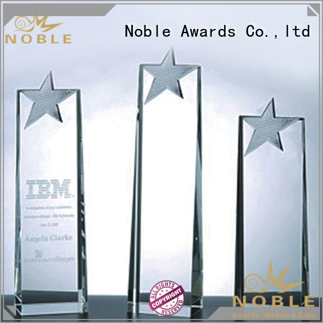 premium glass Noble Blank Crystal Trophy Award bulk production For Awards Noble Awards