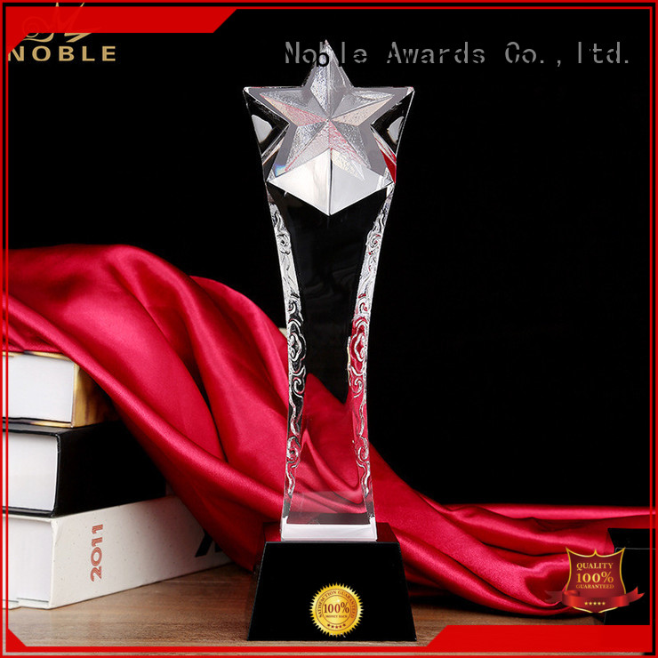 Noble Awards jade crystal Blank Crystal Trophy OEM For Sport games