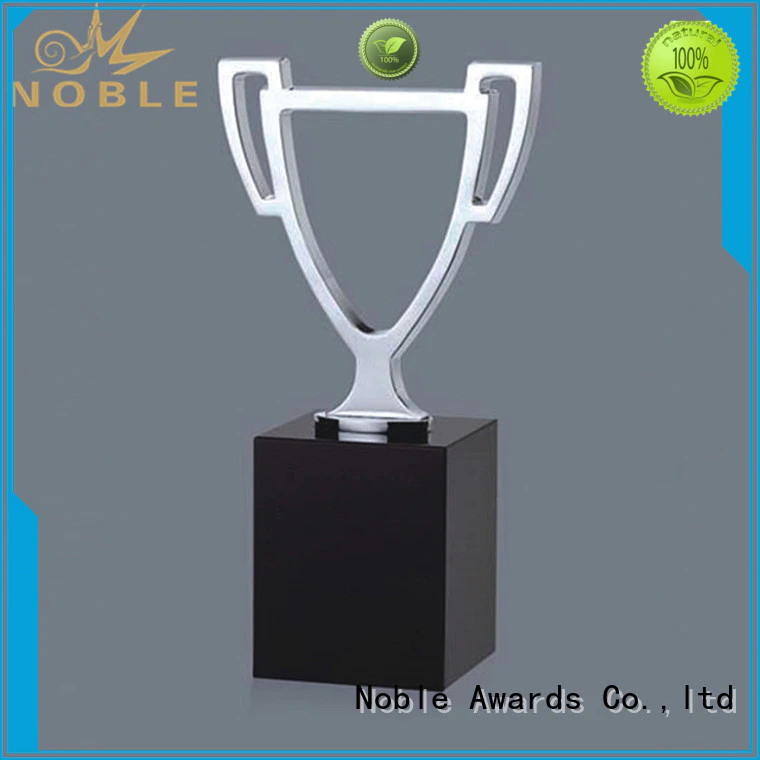 Noble Awards portable 2019 Noble Customized Blank Crystal Trophy For Company Sales Awards premium glass For Sport games