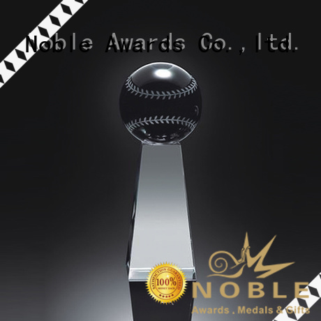 portable glass trophy crystal OEM For Gift