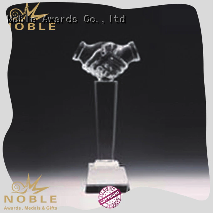 premium glass Blank Crystal Trophy jade crystal For Awards Noble Awards