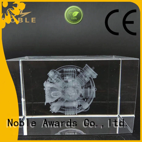 Noble Awards jade crystal Crystal trophies bulk production For Awards