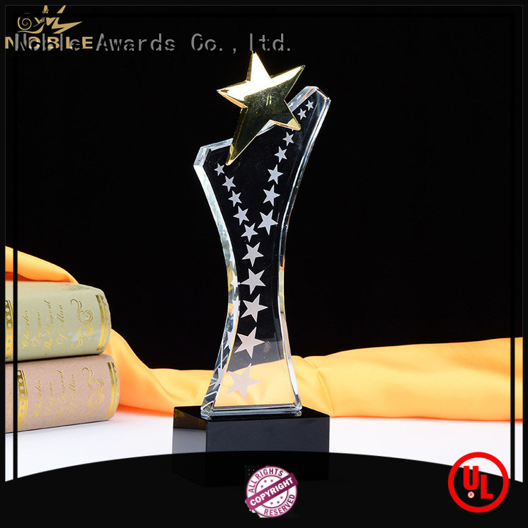 funky Blank Crystal Trophy premium glass free sample For Sport games